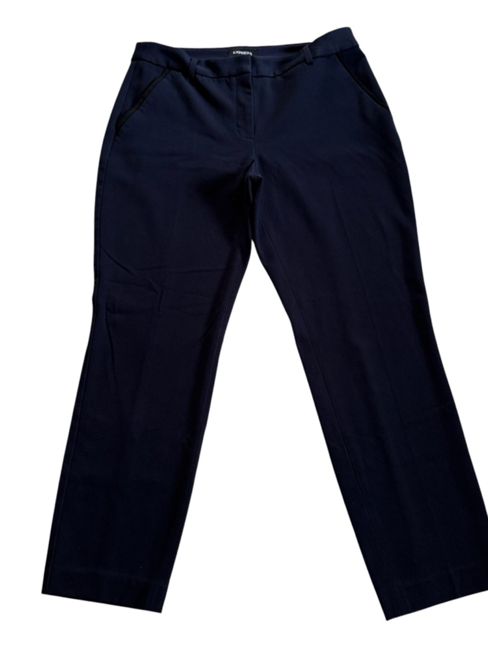 EXPRESS Stretch Columnist Ankle Mid Rise Career Pants Women’s Size 10R Navy